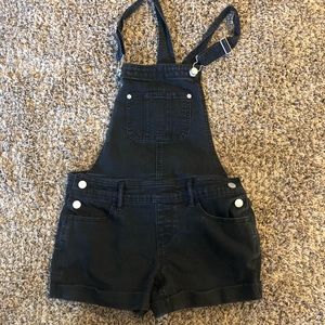 black short overalls